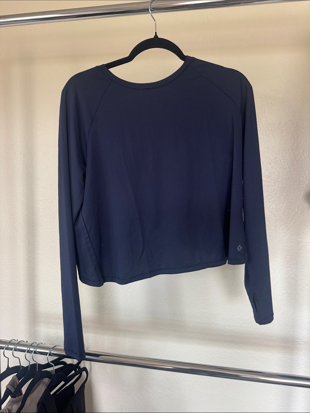 Breathable Long Sleeve Top - Navy
